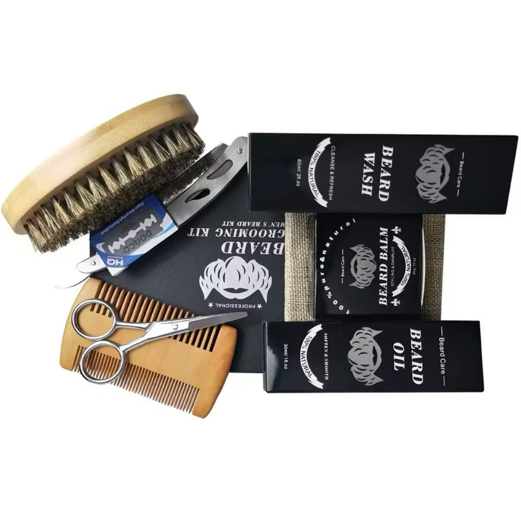 100% Pure and Natural Beard Care Kit