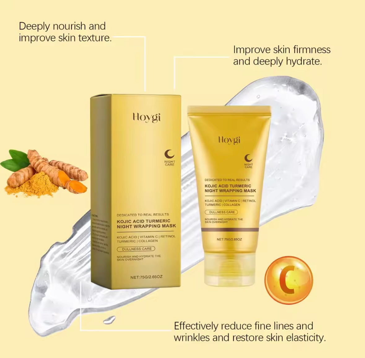 Turmeric Collagen Peel Off Mask