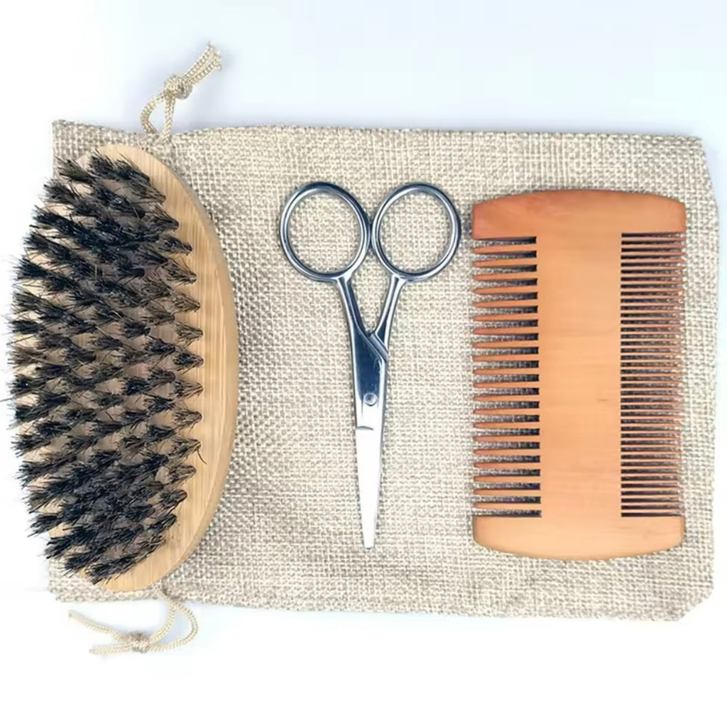 100% Pure and Natural Beard Care Kit