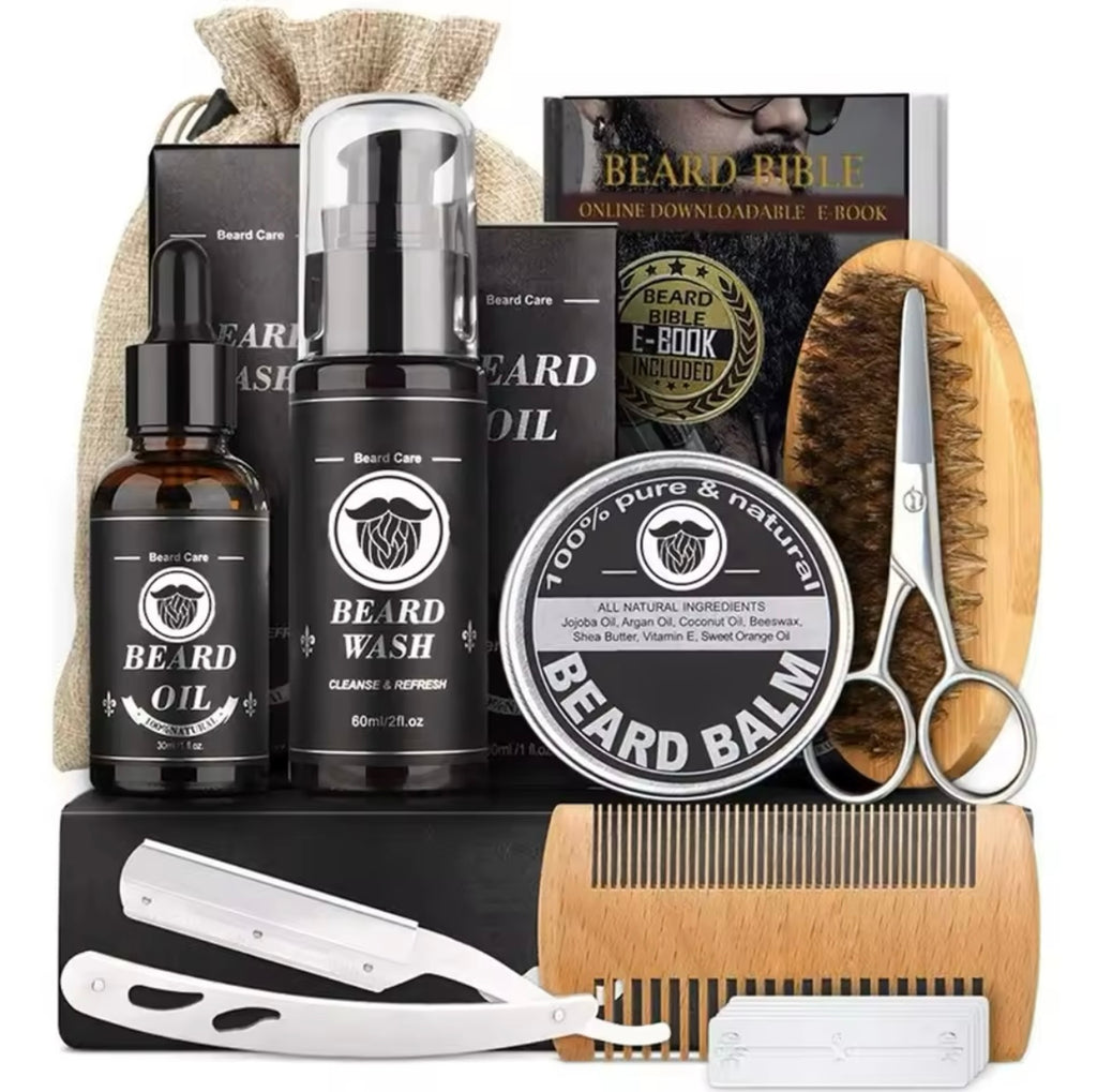 100% Pure and Natural Beard Care Kit