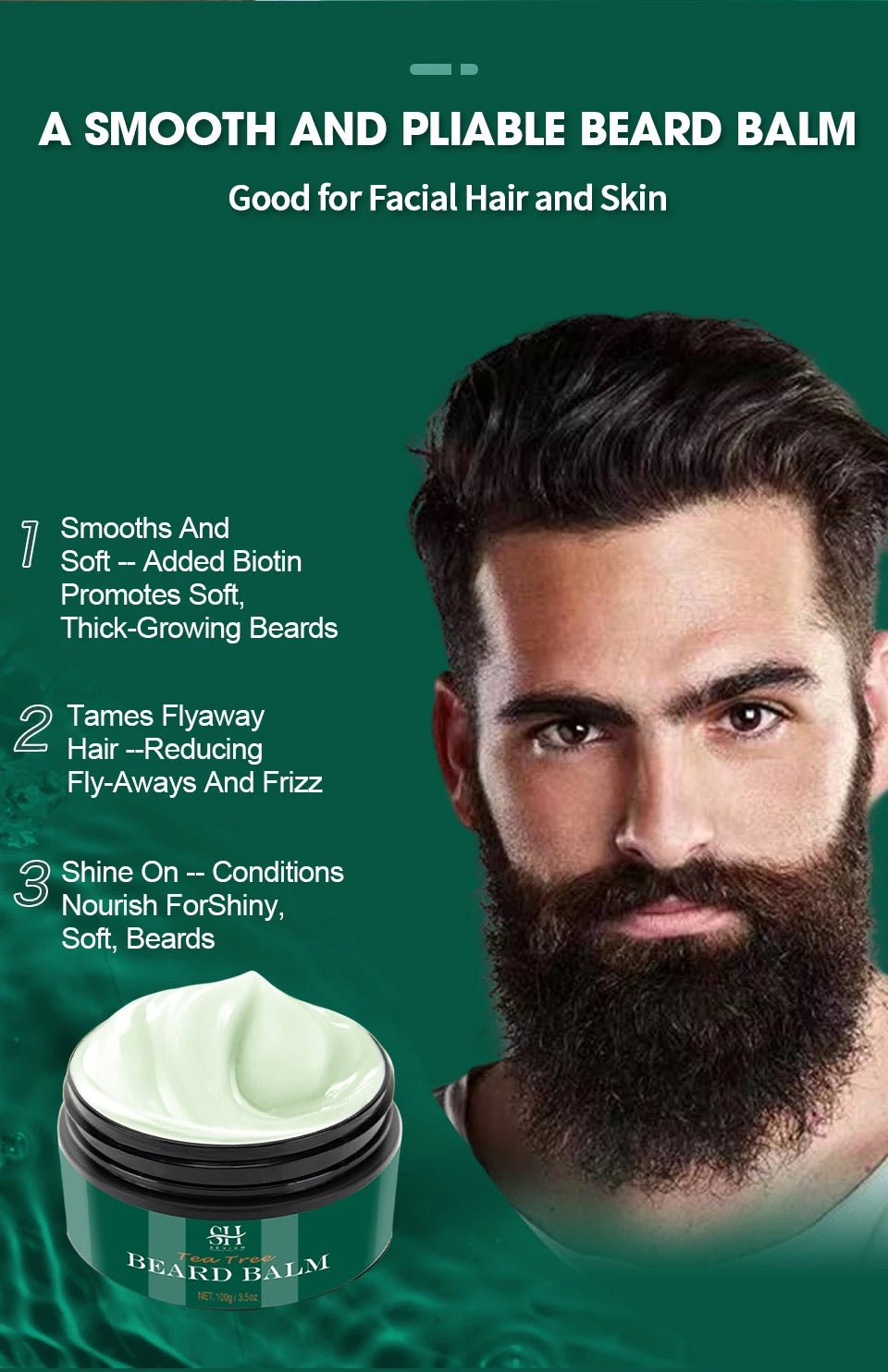 Men’s Tea Tree Beard Balm