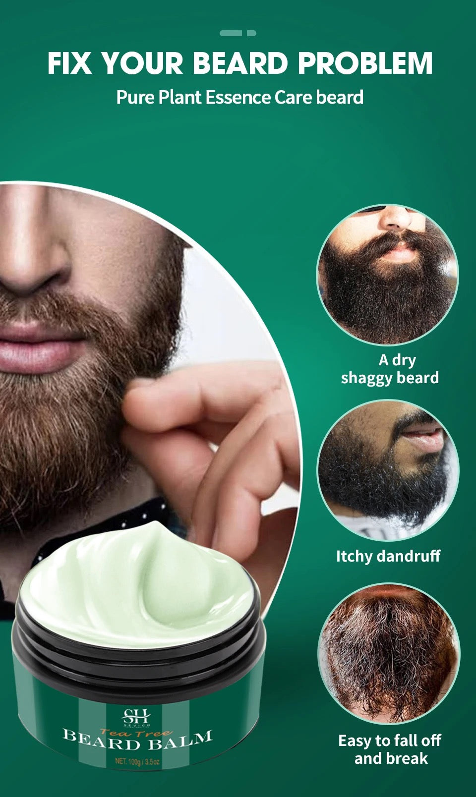 Men’s Tea Tree Beard Balm