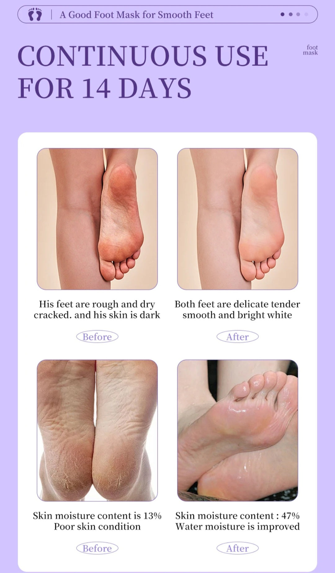 Lavender Foot Mask