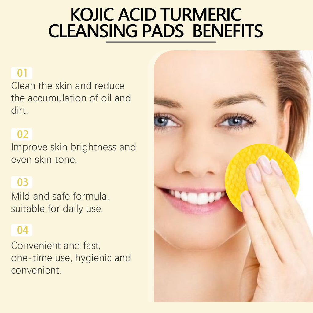 Kojic Acid and Turmeric Cleansing Pads